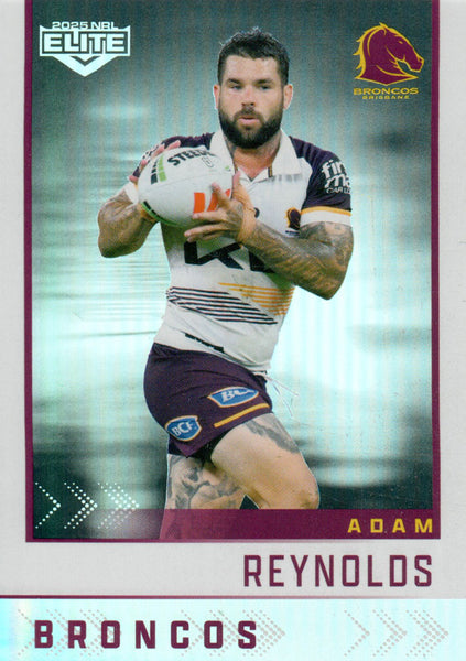 2025 NRL Elite - Silver Specials - P 008 - Adam Reynolds - Broncos