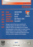 2025 NRL Elite - Base - 077 - Kalyn Ponga - Knights