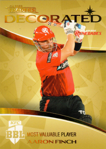 2023-24 Cricket Luxe Decorated Parallel - DP 22 - Aaron Finch - 122/147