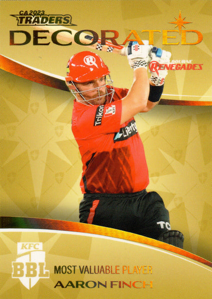 2023-24 Cricket Luxe Decorated Parallel - DP 22 - Aaron Finch - 145/147