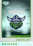 2025 NRL Elite - Silver Specials - P 010 - Raiders Checklist - Raiders