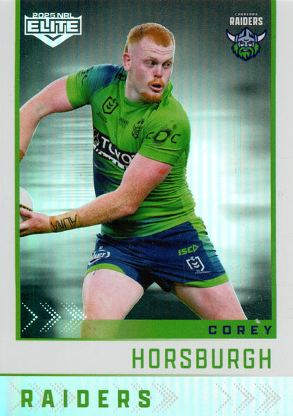 2025 NRL Elite - Silver Specials - P 012 - Corey Horsburgh - Raiders