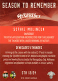 2023-24 Cricket Luxe Season To Remember - STR 12 - Sophie Molineux - Melbourne Renegades