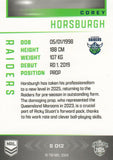 2025 NRL Elite - Silver Specials - P 012 - Corey Horsburgh - Raiders