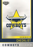 2025 NRL Elite - Base - 082 - Cowboys Checklist - Cowboys
