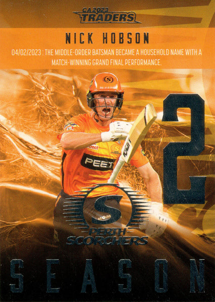 2023-24 Cricket Luxe Season To Remember - STR 16 - Nick Hobson - Perth Scorchers