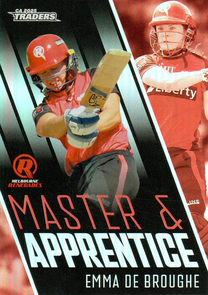 2025-26 Cricket Traders - Master & Apprentice - MA 26 - Emma de Broughe - Melbourne Renegades