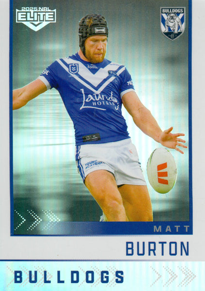 2025 NRL Elite - Silver Specials - P 019 - Bulldogs Checklist - Bulldogs