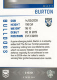 2025 NRL Elite - Silver Specials - P 020 - Matt Burton - Bulldogs