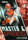 2025-26 Cricket Traders - Master & Apprentice - MA 29 - Josh Brown - Melbourne Renegades