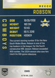 2025 NRL Elite - Base - 089 - Reece Robson - Cowboys