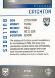 2025 NRL Elite - Silver Specials - P 021 - Stephen Crichton - Bulldogs