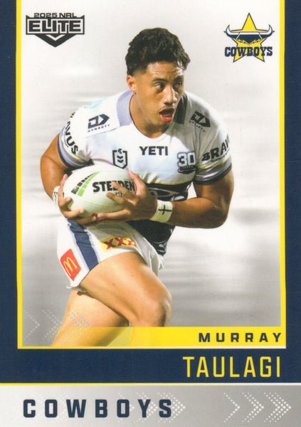 2025 NRL Elite - Base - 090 - Murray Taulagi - Cowboys