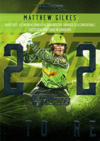 2023-24 Cricket Luxe Season To Remember - STR 23 - Matthew Gilkes - Sydney Thunder