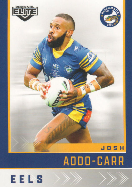 2025 NRL Elite - Base - 092 - Josh Addo-Carr - Eels