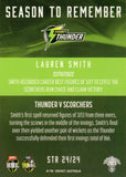 2023-24 Cricket Luxe Season To Remember - STR 24 - Lauren Smith - Sydney Thunder