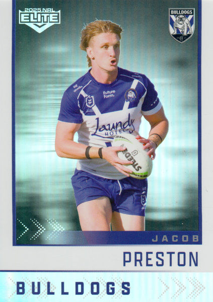 2025 NRL Elite - Silver Specials - P 025 - Jacob Preston - Bulldogs