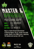 2025-26 Cricket Traders - Master & Apprentice - MA 33 - Marizanne Kapp - Melbourne Stars