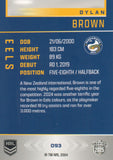2025 NRL Elite - Base - 093 - Dylan Brown - Eels