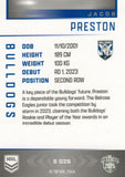 2025 NRL Elite - Silver Specials - P 025 - Jacob Preston - Bulldogs