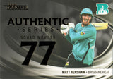 2023-24 Cricket Luxe Authentic Numbered - AN 04 - Matt Renshaw - Brisbane Heat