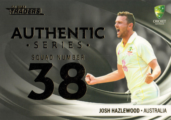 2023-24 Cricket Luxe Authentic Numbered - AN 01 - Josh Hazlewood - Australia Men's