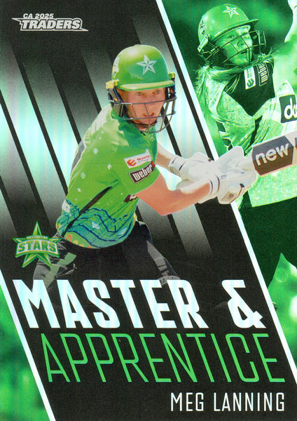 2025-26 Cricket Traders - Master & Apprentice - MA 35 - Meg Lanning - Melbourne Stars
