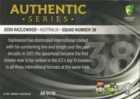 2023-24 Cricket Luxe Authentic Numbered - AN 01 - Josh Hazlewood - Australia Men's