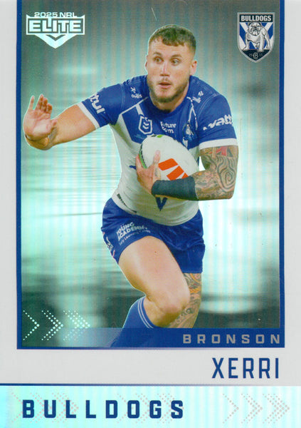 2025 NRL Elite - Silver Specials - P 027 - Bronson Xerri - Bulldogs