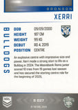 2025 NRL Elite - Silver Specials - P 027 - Bronson Xerri - Bulldogs