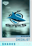 2025 NRL Elite - Silver Specials - P 028 - Sharks Checklist - Sharks