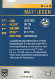 2025 NRL Elite - Base - 096 - Ryan Matterson - Eels