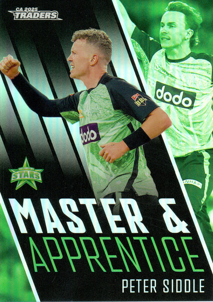 2025-26 Cricket Traders - Master & Apprentice - MA 39 - Peter Siddle - Melbourne Stars