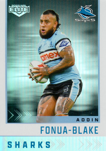 2025 NRL Elite - Silver Specials - P 030 - Addin Fonua-Blake - Sharks