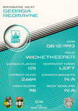 2025-26 Cricket Traders - Common - 078 - Georgia Redmayne - Brisbane Heat