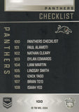 2025 NRL Elite - Base - 100 - Panthers Checklist - Panthers