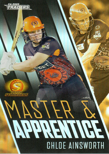 2025-26 Cricket Traders - Master & Apprentice - MA 42 - Chloe Ainsworth - Perth Scorchers
