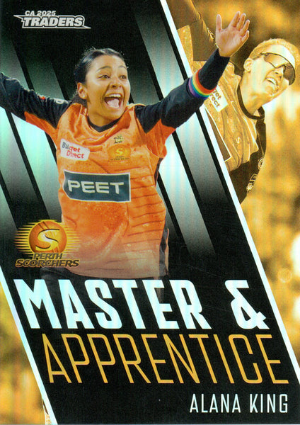 2025-26 Cricket Traders - Master & Apprentice - MA 43 - Alana King - Perth Scorchers