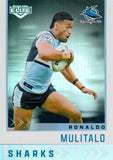 2025 NRL Elite - Silver Specials - P 034 - Ronaldo Mulitalo - Sharks