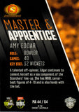 2025-26 Cricket Traders - Master & Apprentice - MA 44 - Amy Edgar - Perth Scorchers
