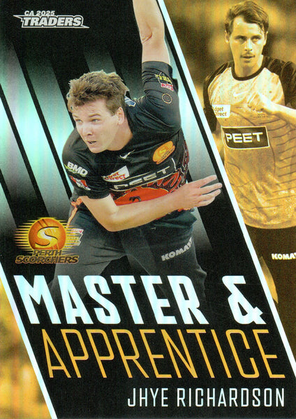 2025-26 Cricket Traders - Master & Apprentice - MA 47 - Jhye Richardson - Perth Scorchers