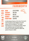 2025 NRL Elite - Silver Specials - P 038 - Herbie Farnworth - Dolphins