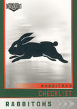 2025 NRL Elite - Base - 109 - Rabbitohs Checklist - Rabbitohs