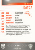2025 NRL Elite - Silver Specials - P 041 - Isaiya Katoa - Dolphins