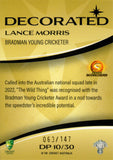 2023-24 Cricket Luxe Decorated Parallel - DP 10 - Lance Morris - 063/147