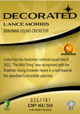 2023-24 Cricket Luxe Decorated Parallel - DP 10 - Lance Morris - 026/147