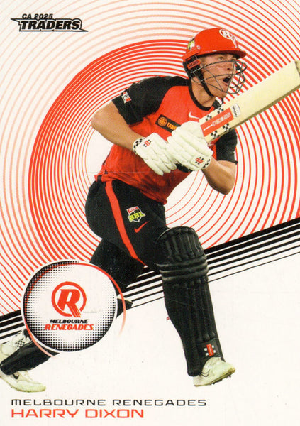 2025-26 Cricket Traders - Common - 092 - Harry Dixon - Melbourne Renegades