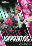 2025-26 Cricket Traders - Master & Apprentice - MA 54 - Joel Davies - Sydney Sixers