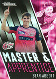 2025-26 Cricket Traders - Master & Apprentice - MA 55 - Sean Abbott - Sydney Sixers