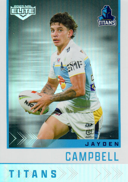 2025 NRL Elite - Silver Specials - P 048 - Jayden Campbell - Titans
